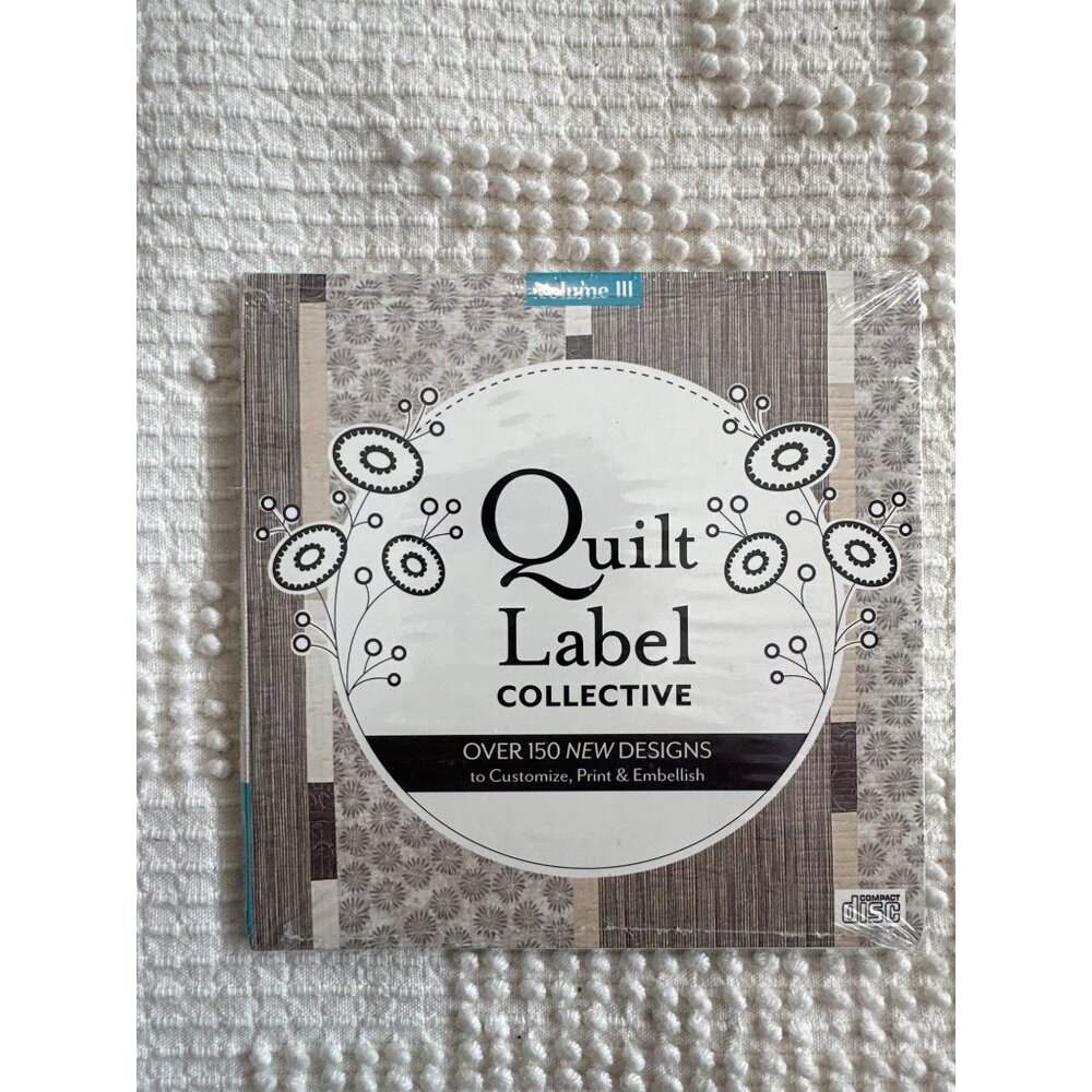C&T Publishing Quilt Label Collective CD Design Your Own Sewing Quilting Tools